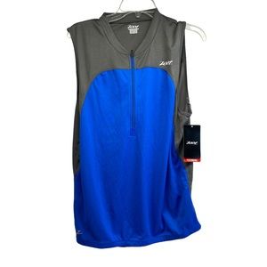 Zoot men's performance tri sleeveless jersey Ironman cycling XL triathalon new